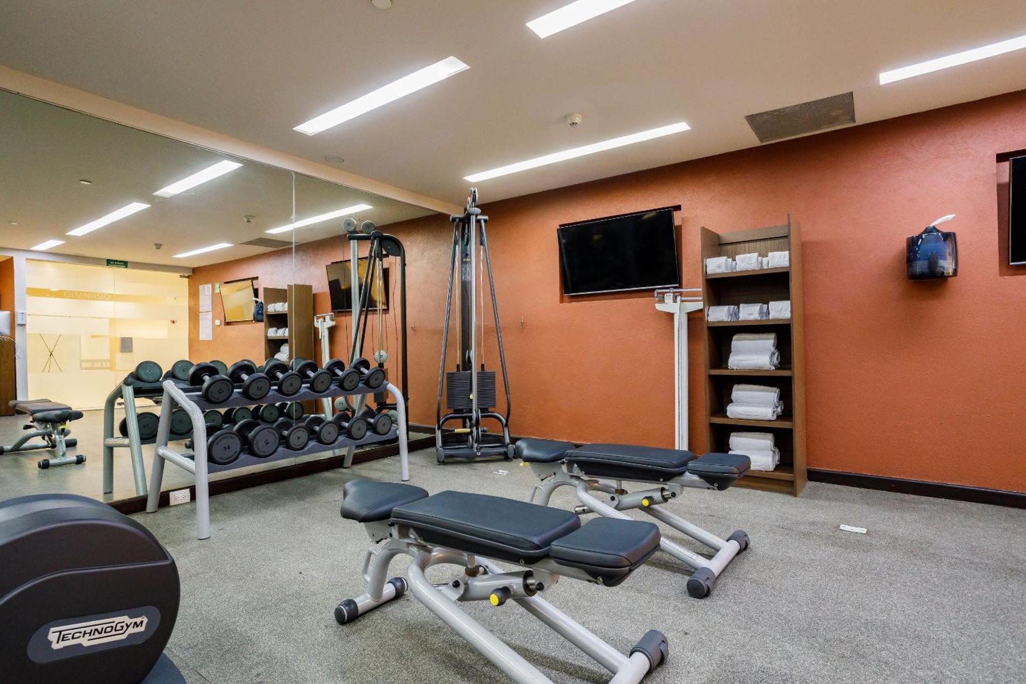 فندق كامينو ريال بيدريجال ميكسيكو مدينة مكسيكو المظهر الخارجي الصورة The gym at the hotel